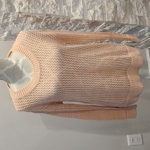 NEW Eureka peach knit sweater